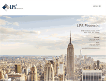 Tablet Screenshot of lpsfinancial.com